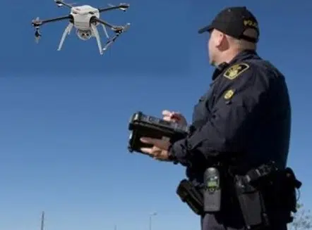 OPP USING DRONES DURING SNOWMOBILE SAFETY WEEK