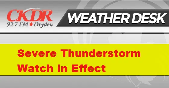 Thunderstorm Watch Issued