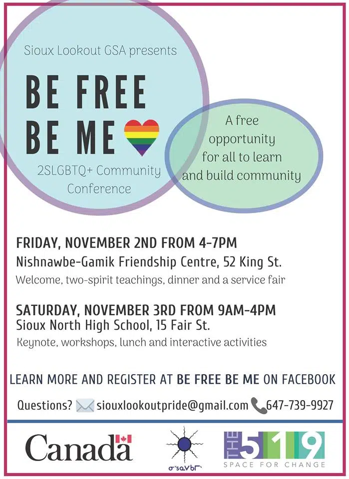 Sioux Lookout Hosting LGBTQ+ Conference