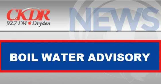 Boil Water Advisory for Parts of Ear Falls