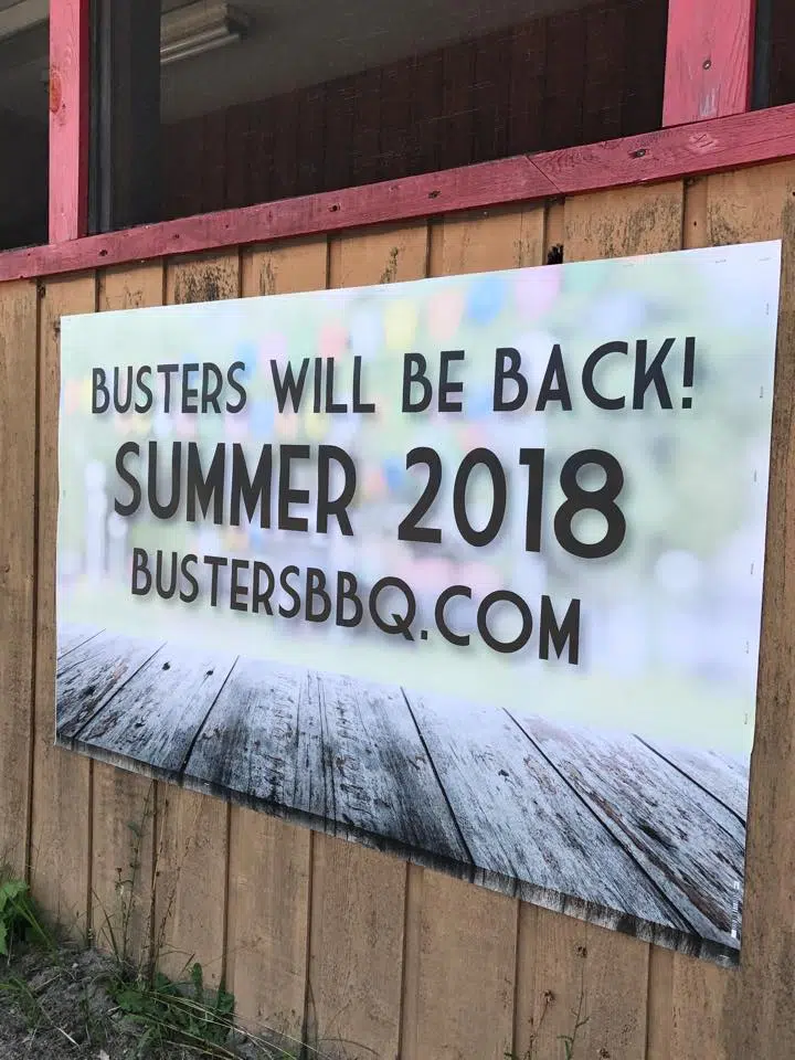 Busters BBQ Reopening
