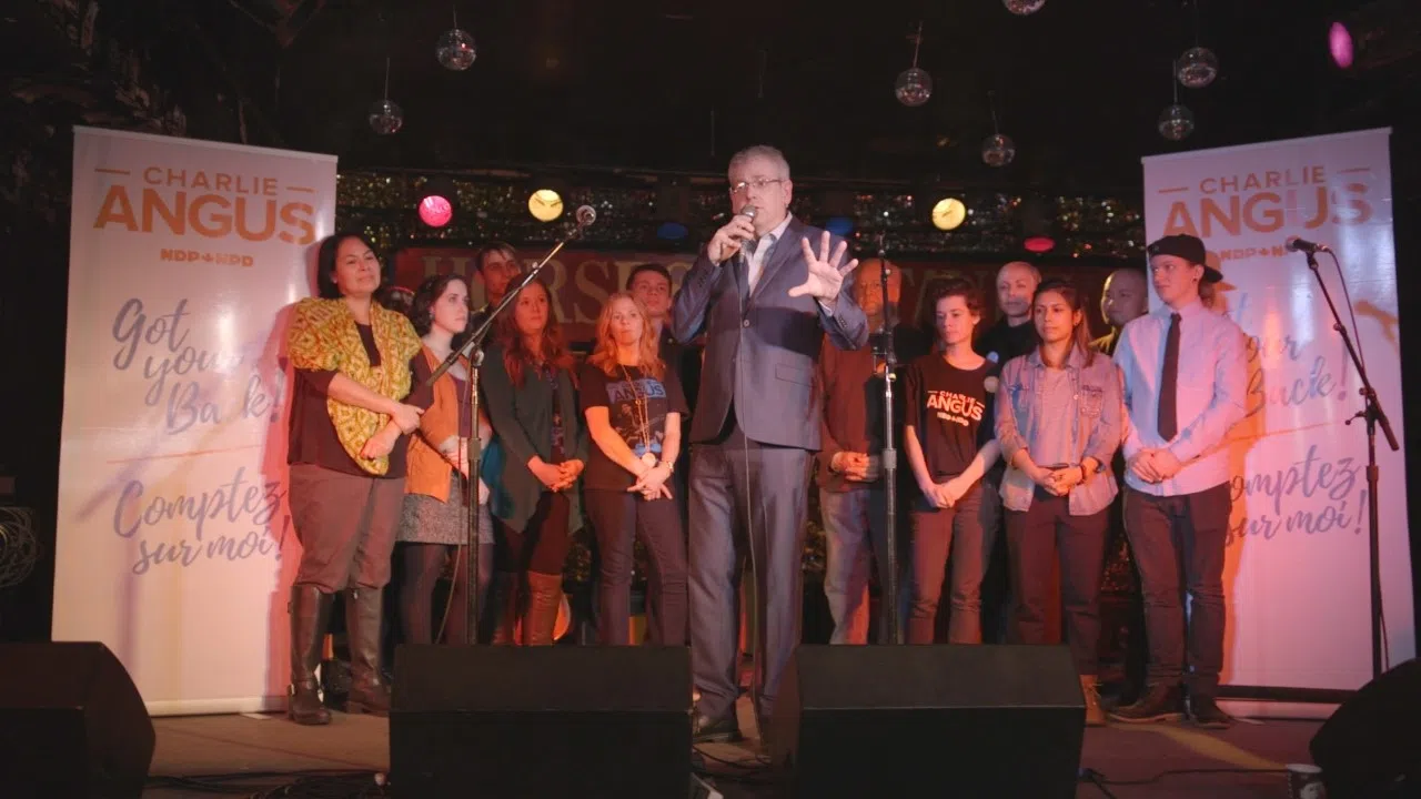 Charlie Angus Launches NDP Leadership Campaign