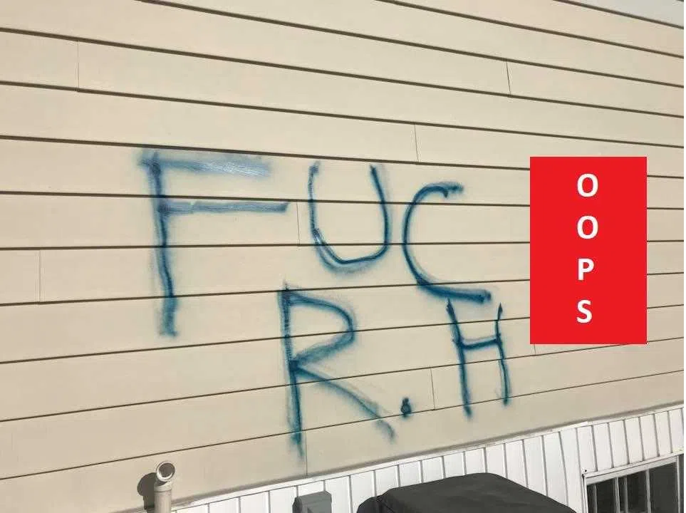 Vandals Strike Wright Street Home