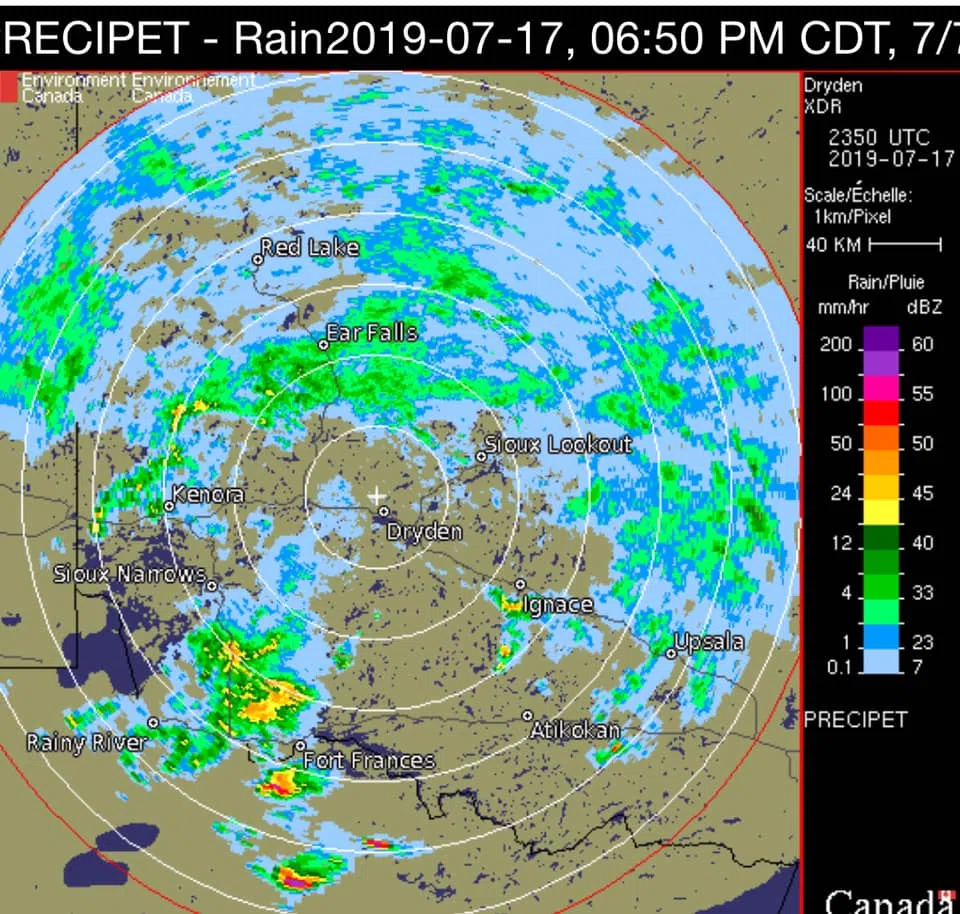 Funnel Clouds Reported In Parts Of Northwestern Ontario