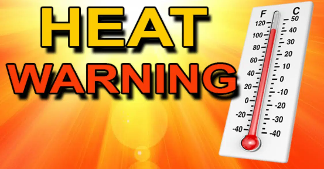 Heat Warning Issued
