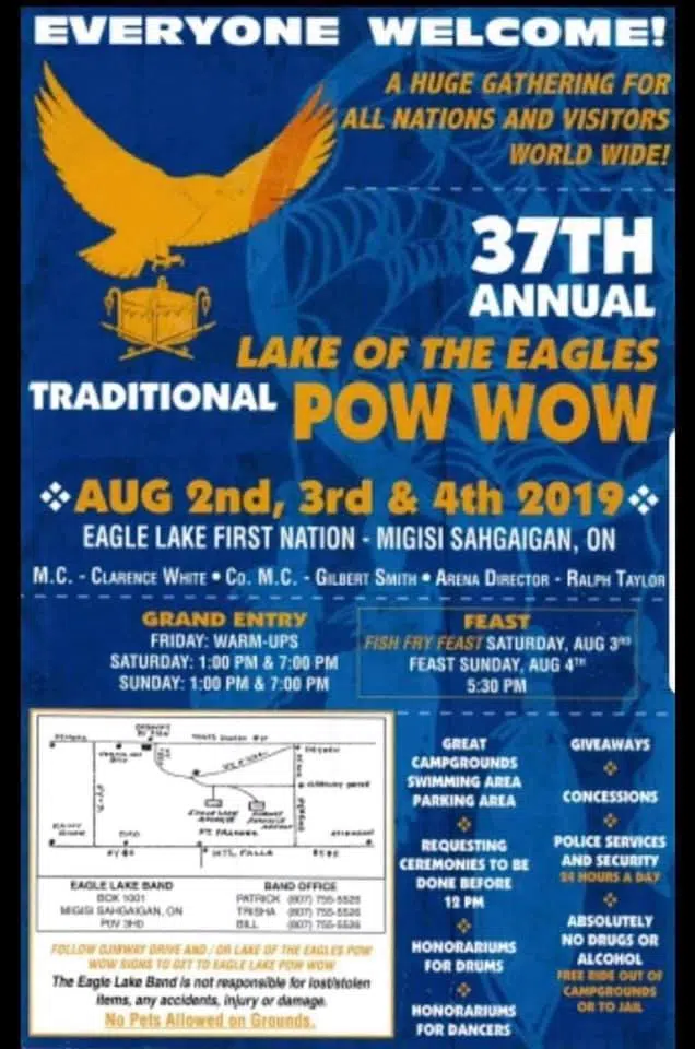 Lake Of The Eagles Pow Wow Starts Today