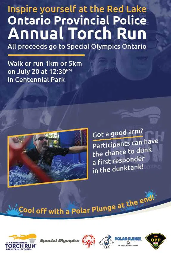 OPP Torch Run/Polar Plunge In Red Lake