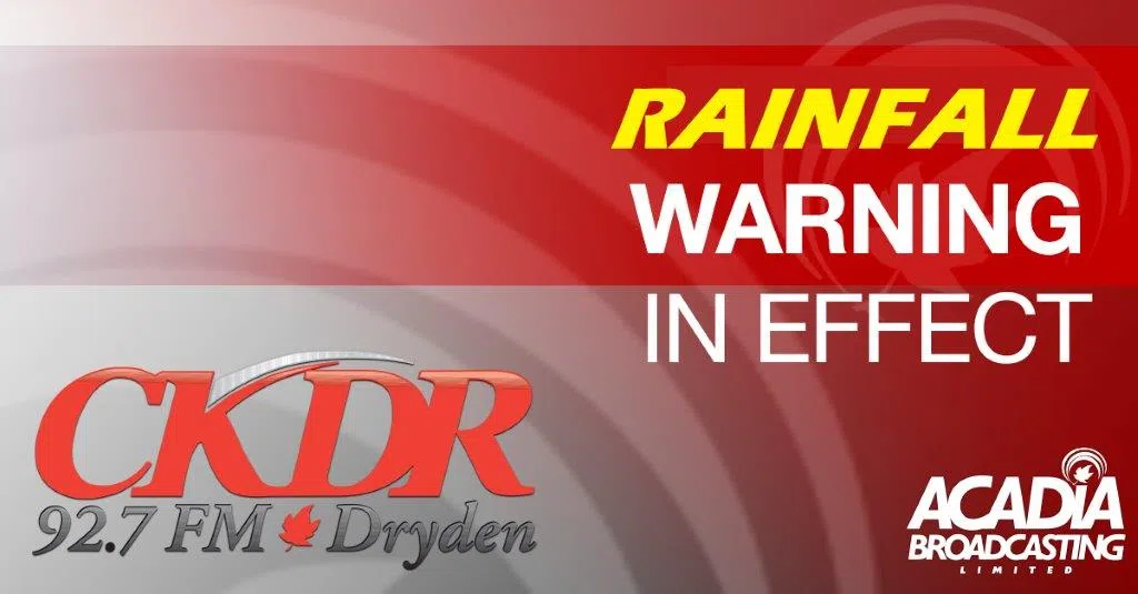 Rainfall Warning Across Region