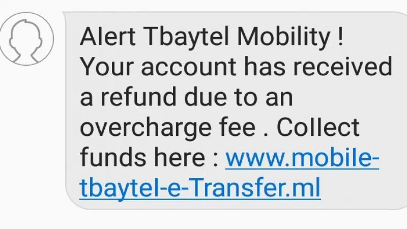 Tbaytel Text Scam In Our Area