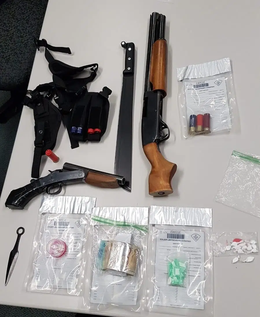 Kenora OPP Charge Two With Drugs and Firearms Offenses