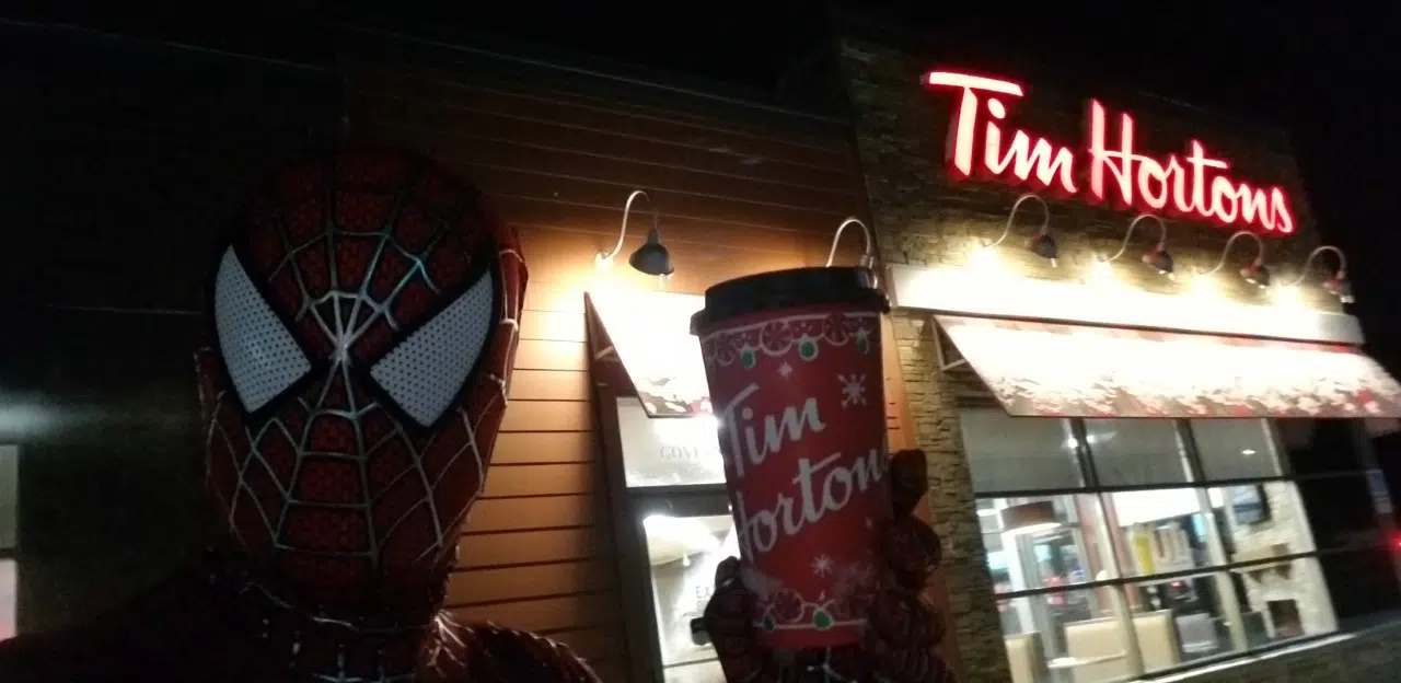 Spidey Surprise Meet And Greet At Tim Hortons