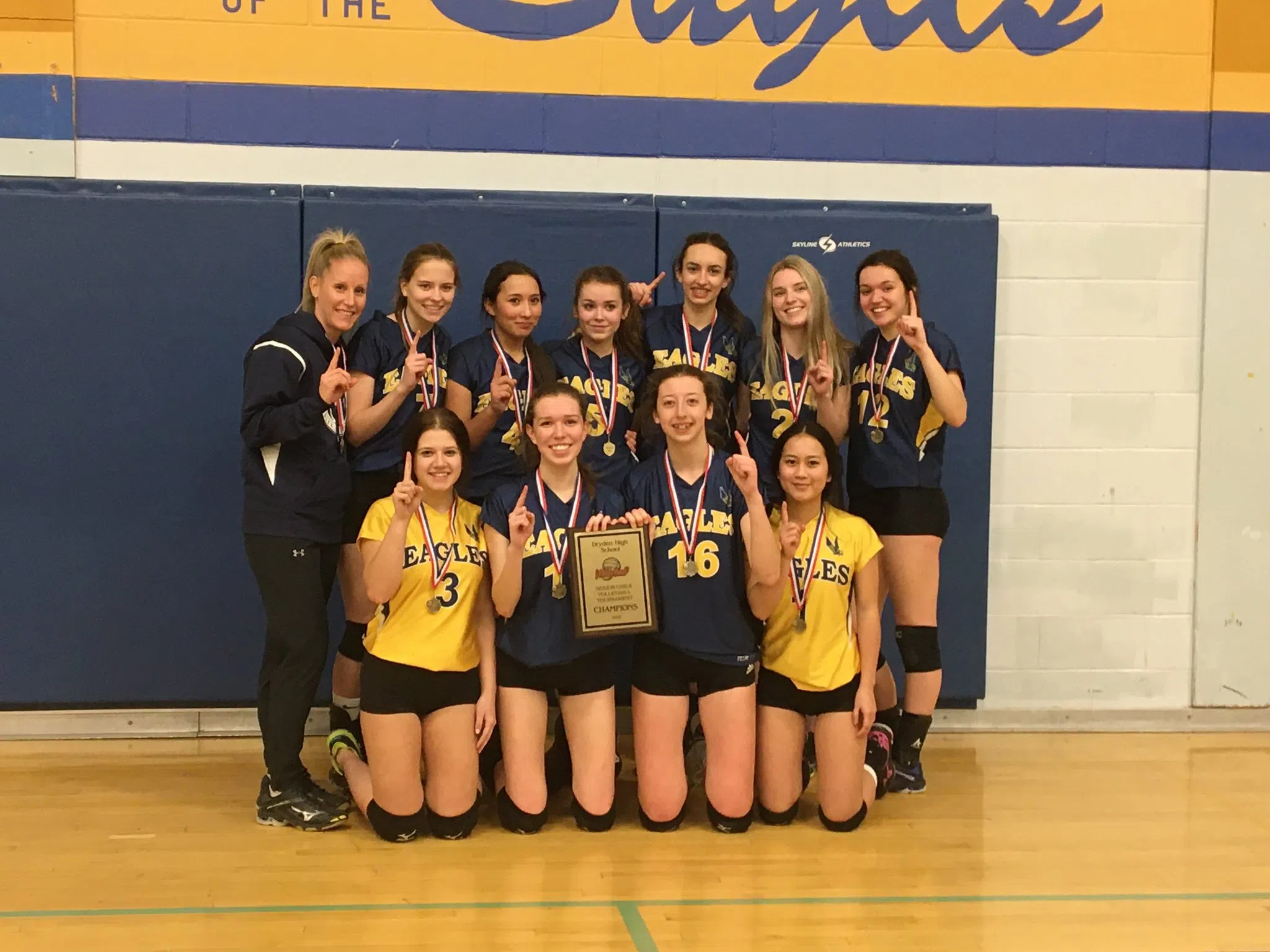 Dryden Eagles Girls Win Gold