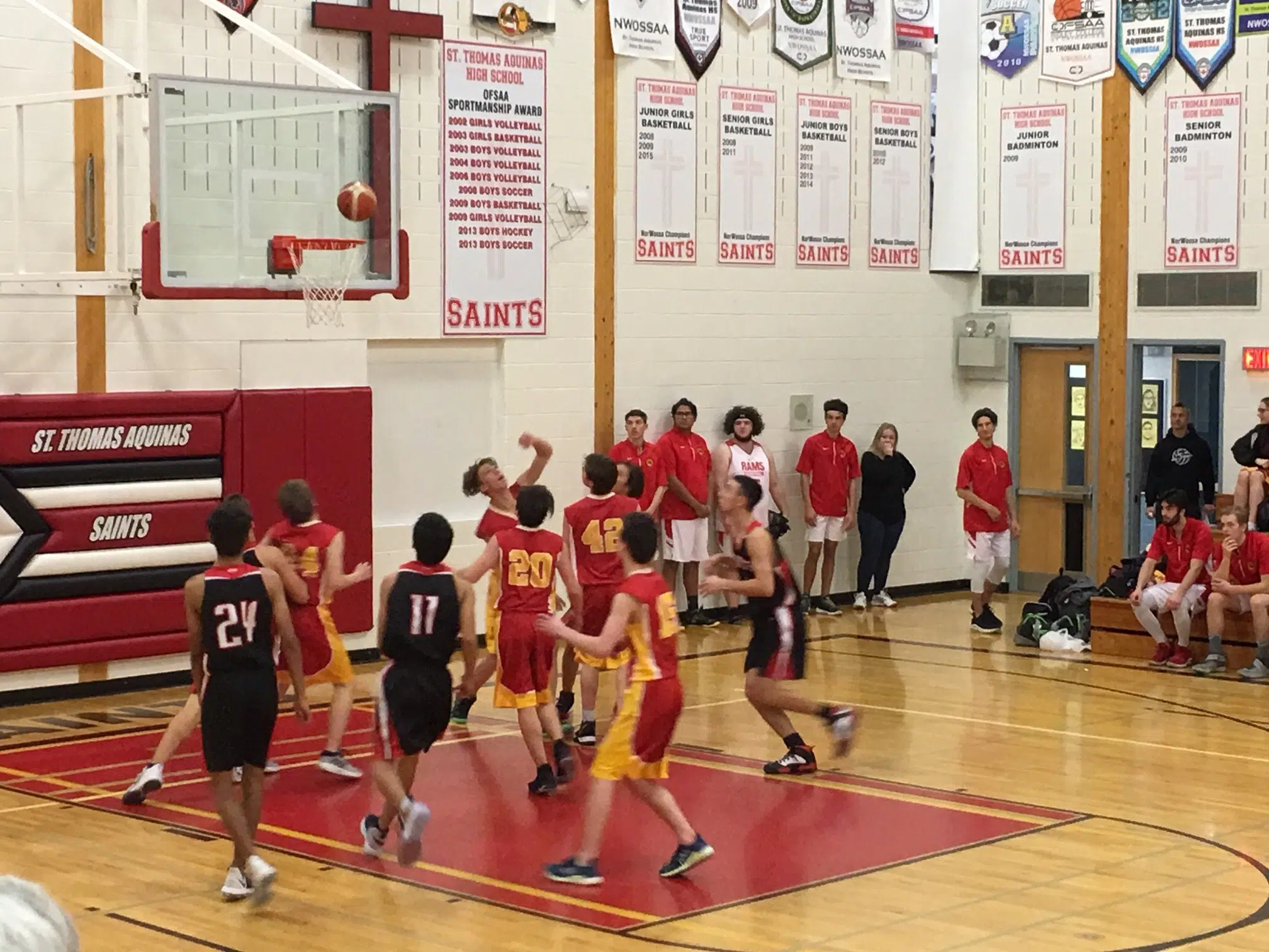 Red Lake Picks Up One Win Over Saints