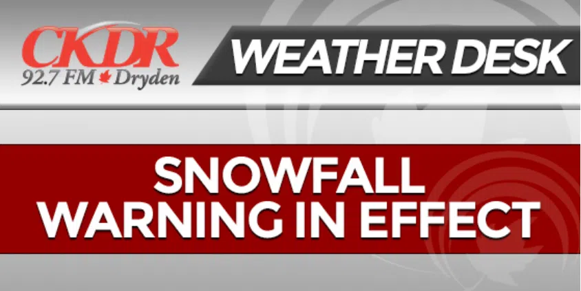 SNOWFALL WARNING ACROSS THE DISTRICT