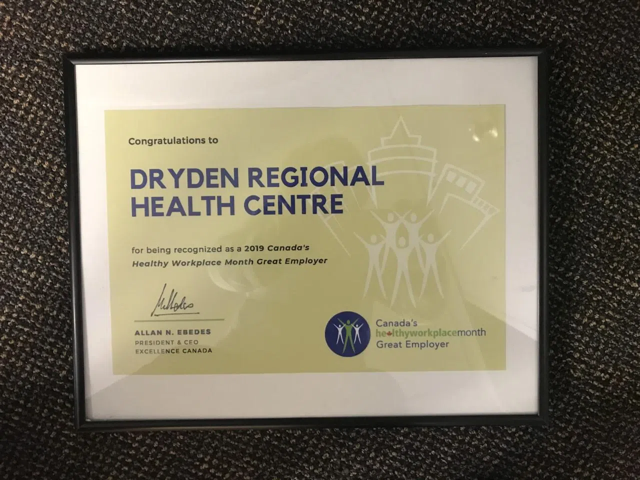 Dryden Hospital Receives National Recognition