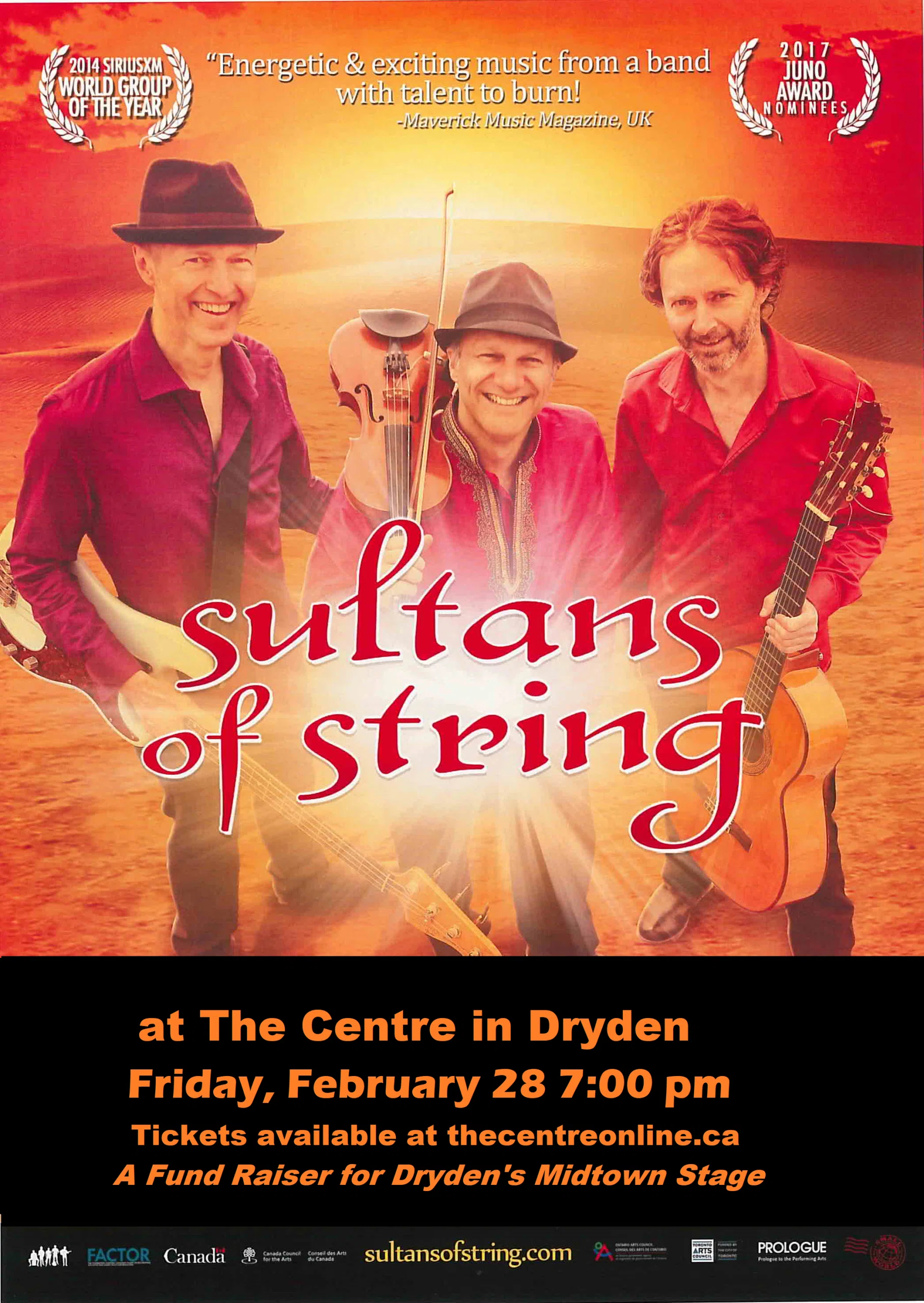 Sultans Of String Ready To Hit Dryden