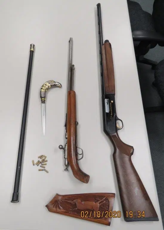 Multiple Weapons Charges Against Kenora Man