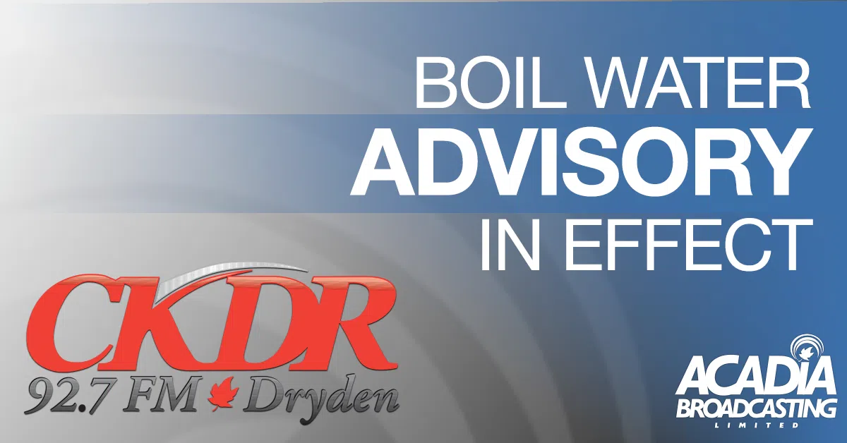 Boil Water Advisory in Red Lake