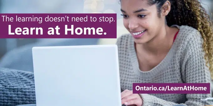 Province Launches 'Learn At Home' Portal