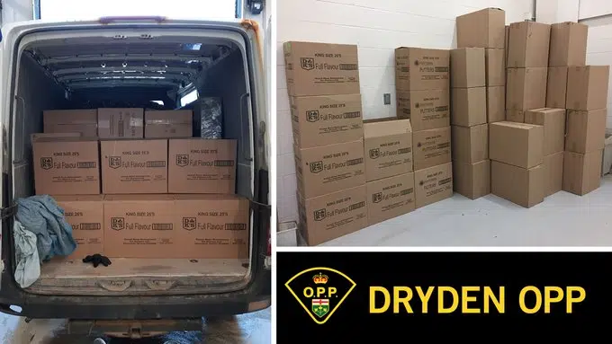 Dryden OPP Seize $214,000 Of Unmarked Cigarettes