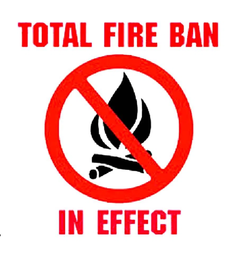 Large Fire Sparks Fire Ban Reminder