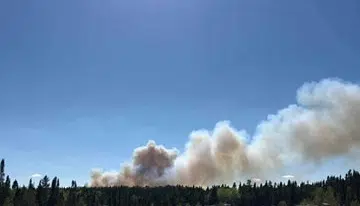 Forest Fire Southwest Of Vermilion Bay