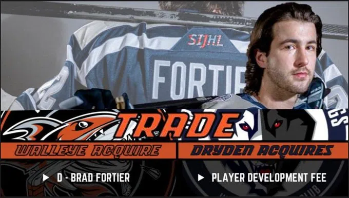 Ice Dogs Trade Brad Fortier