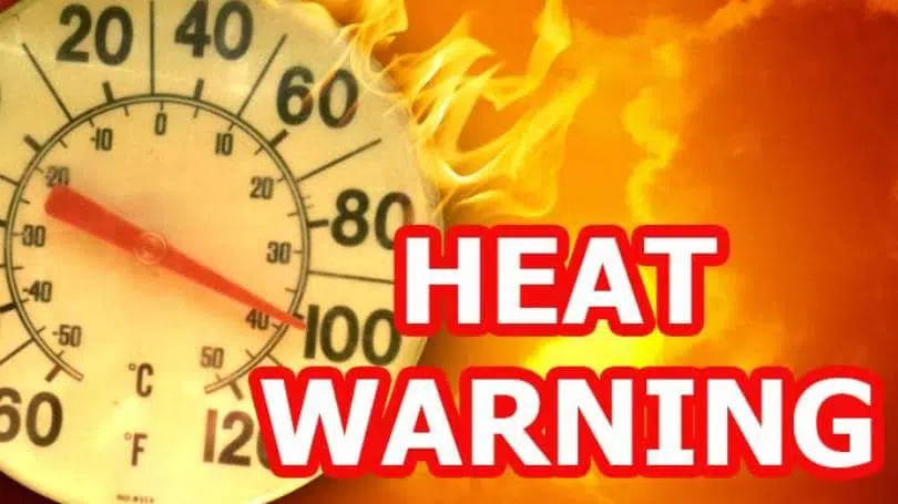 Heat Warning In Effect Across Region