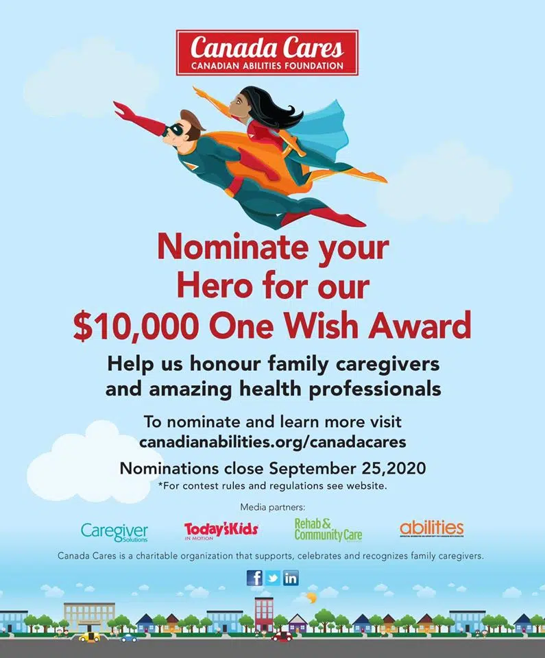 Nominations Open For Canada Cares Caregiver Awards