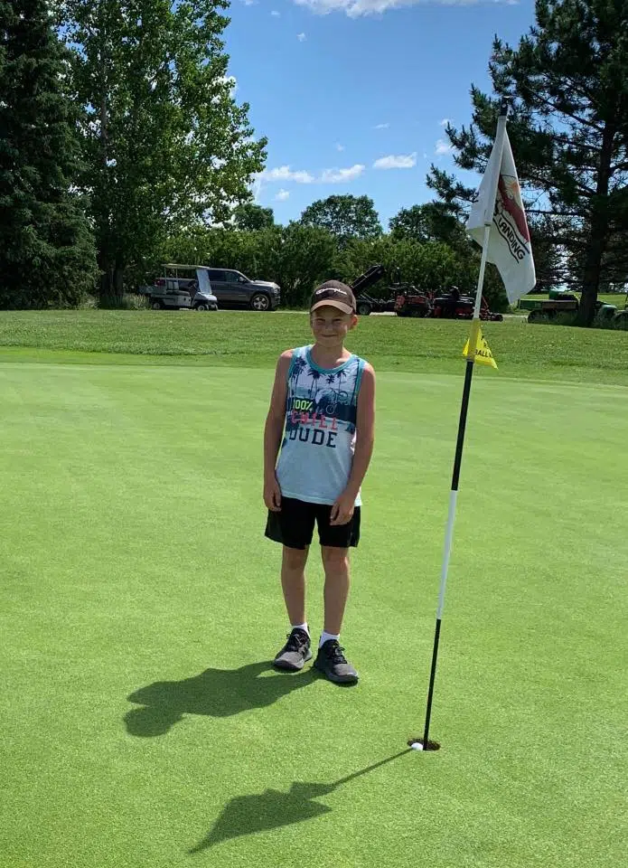 Hole In One For Cayson Lambert