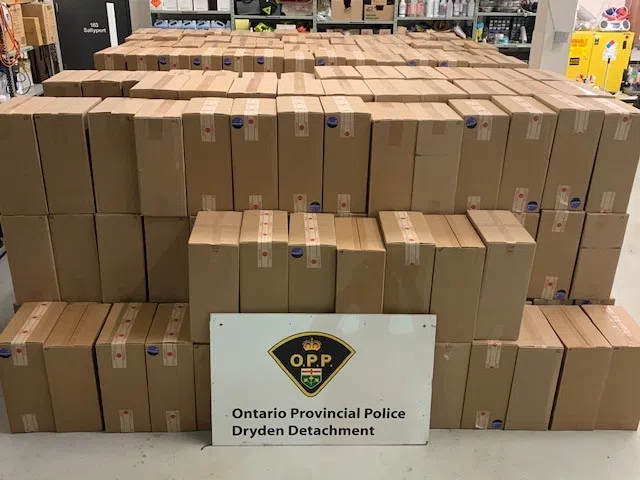 Illegal Cigarettes Seized Near Dryden