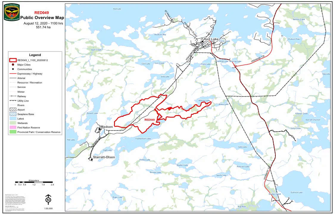 A Better Day Than Expected on Red Lake Fire