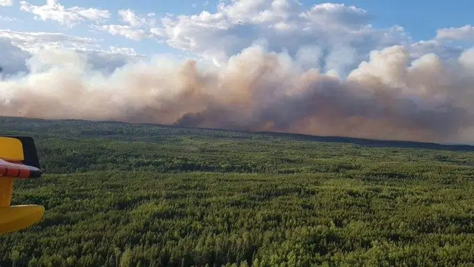 9:00 Red Lake Fire Update: Highway 105 May Be Compromised Today