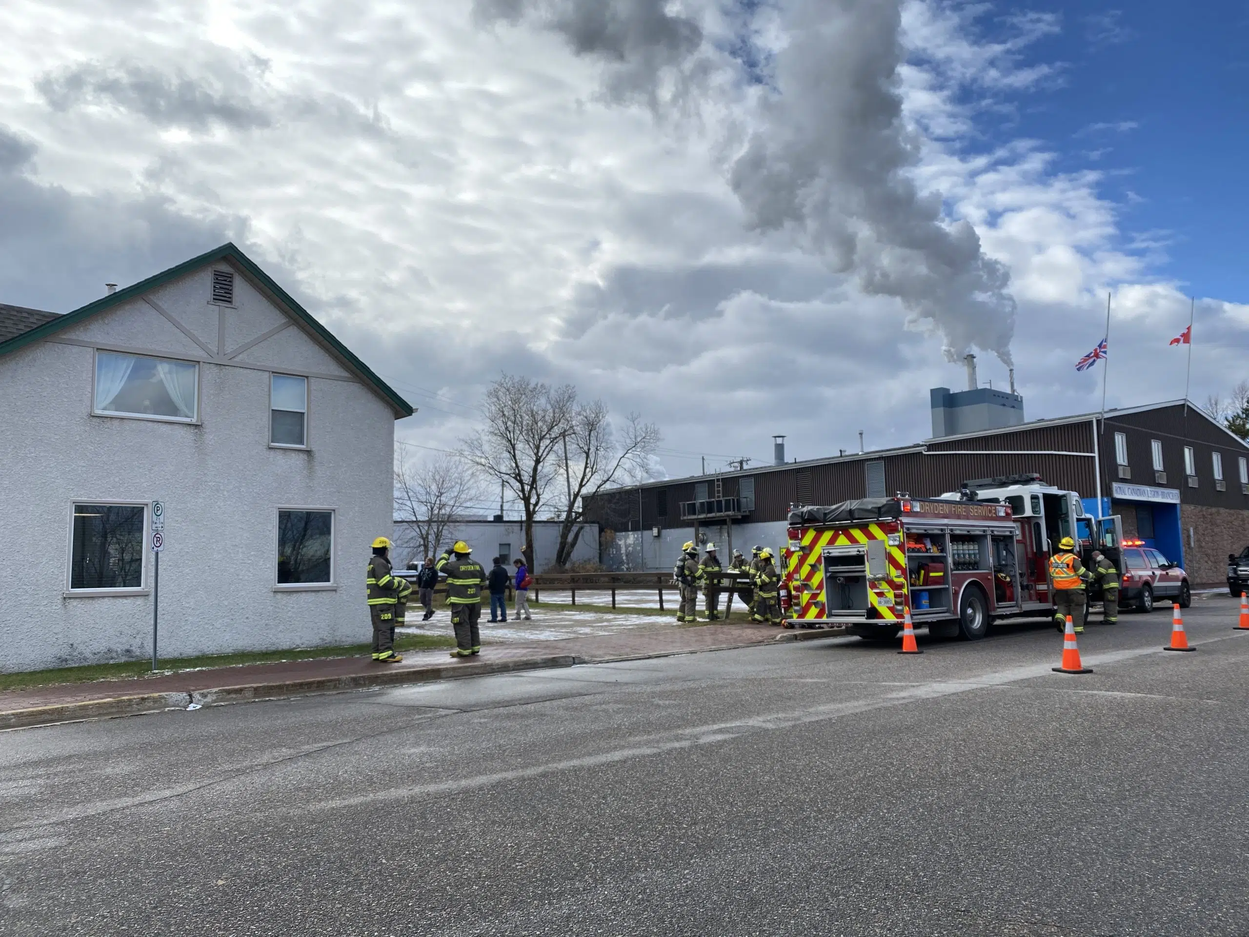 Dryden Fire Service Responds To Business Fire