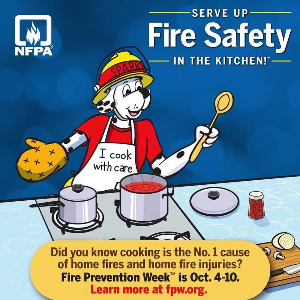 Kitchen Safety Focus Of Fire Prevention Week