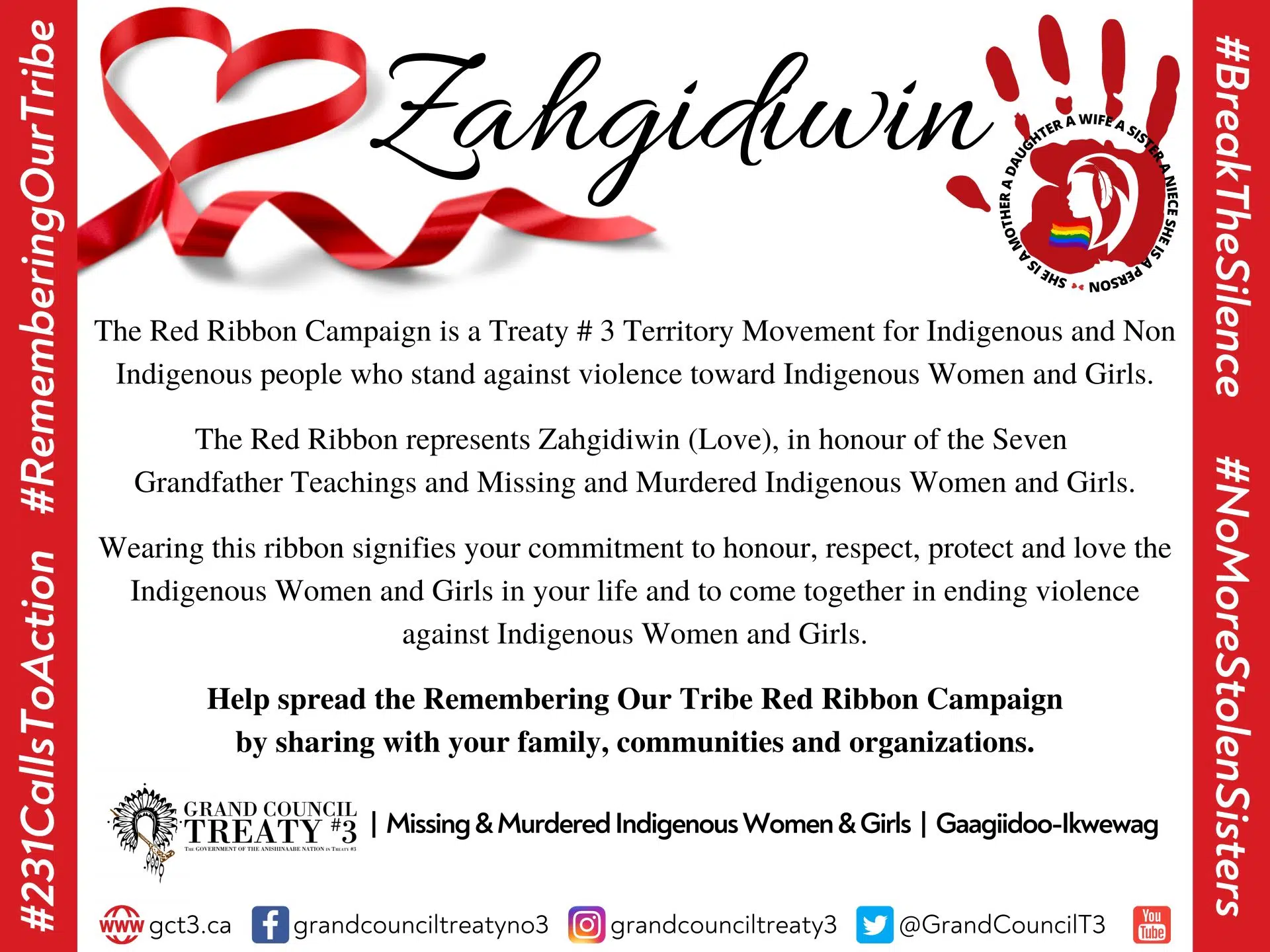 Treaty #3 Launches Red Ribbon Campaign