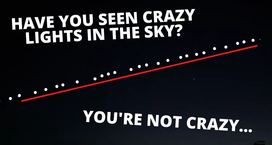 Blinking Lights In The Sky? You're Not Crazy!