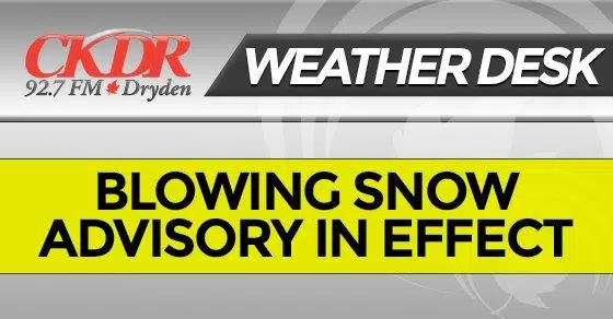 Blowing Snow Advisory Issued