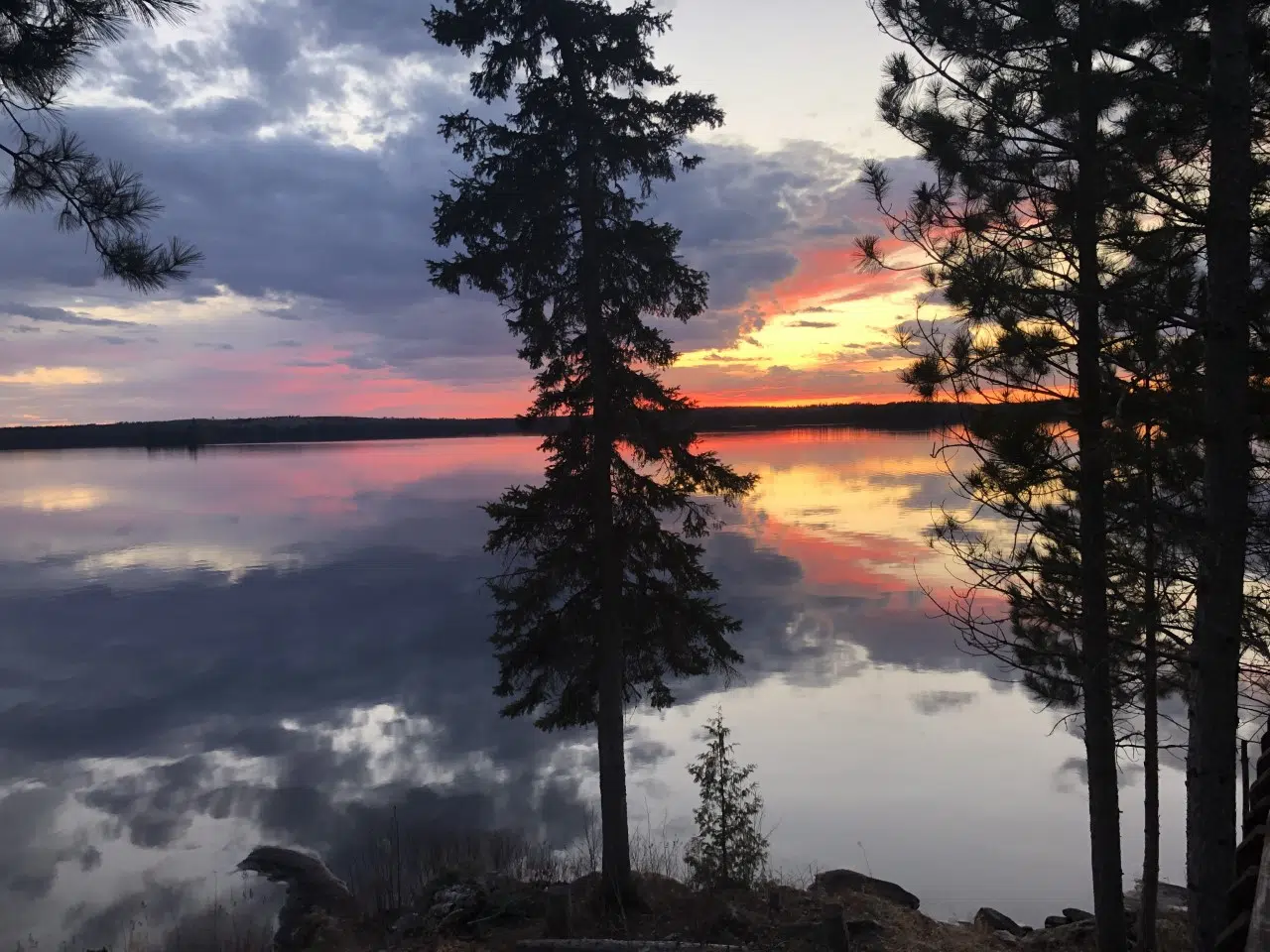 Agimak Lake in Ignace