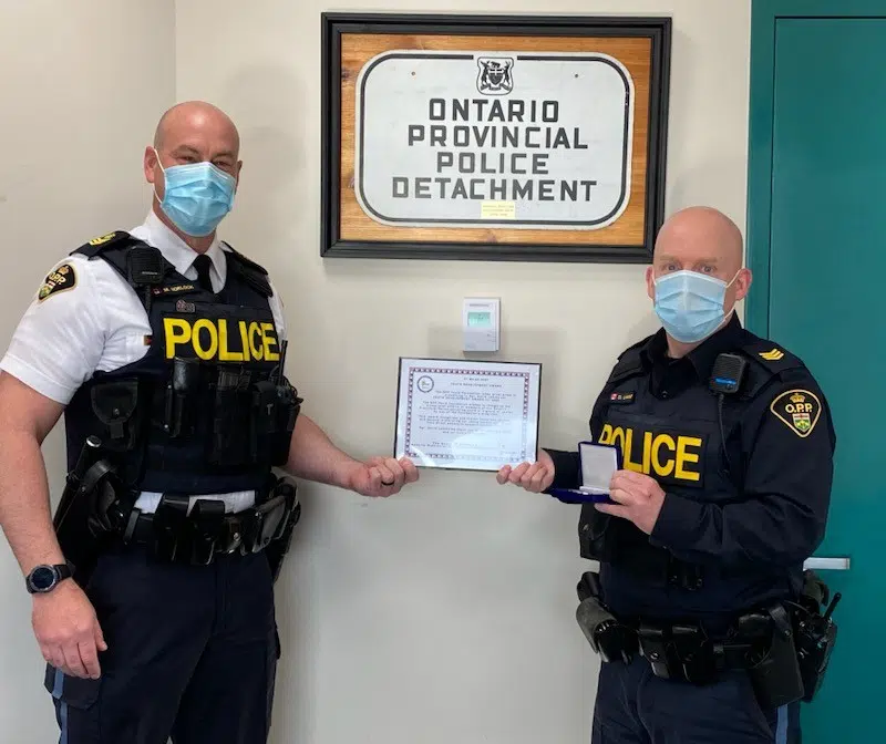 Red Lake OPP Officer Receives Youth Development Award