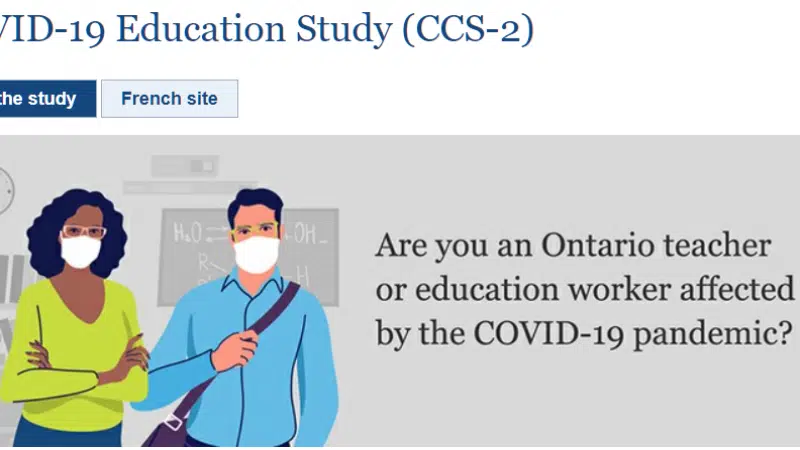 Study Looking At Impact Of COVID-19 On Teachers