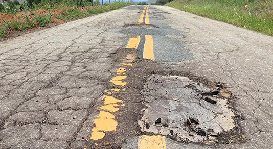 Ontario's Worst Roads Named; None In Our Region