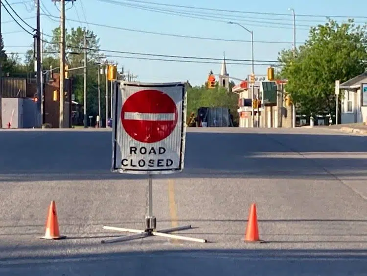 Tuesday Dryden Road Closures