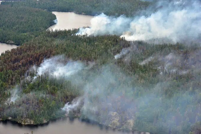 Large Forest Fire In Kenora Area Now Being Held