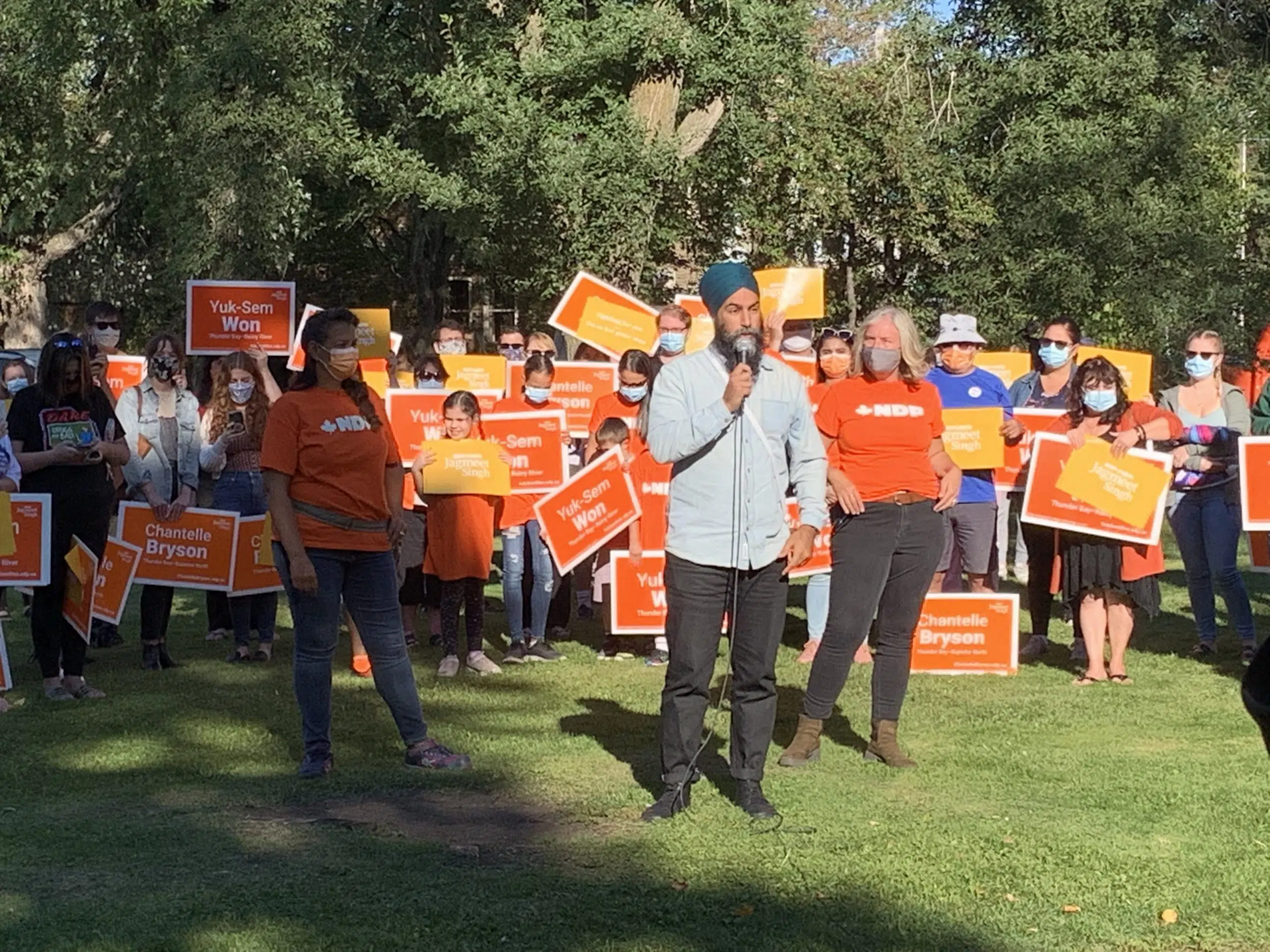 NDP Leader Makes Another Stop In Northwest