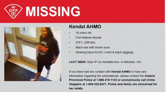 Police Searching For Missing Atikokan Teen