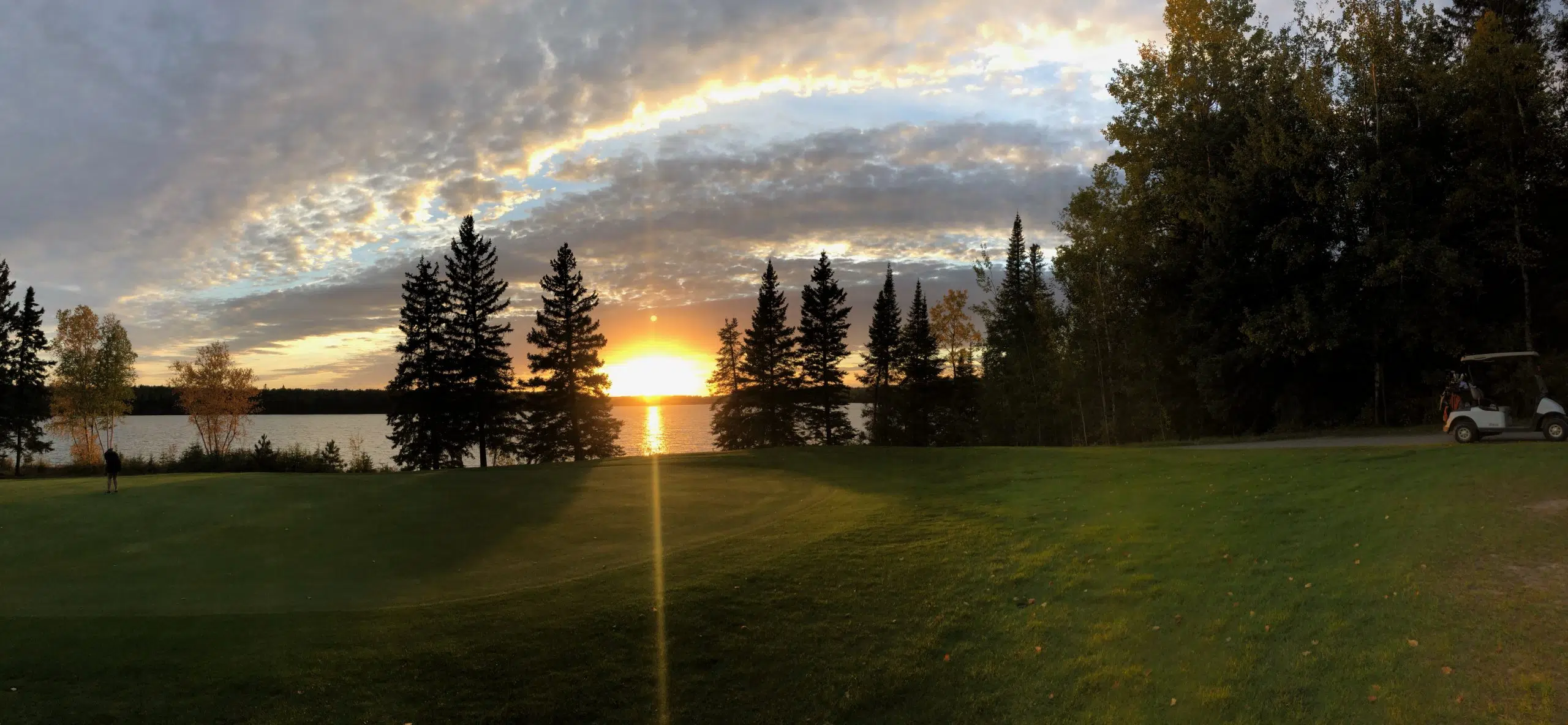 Red Lake Golf Course Sunset