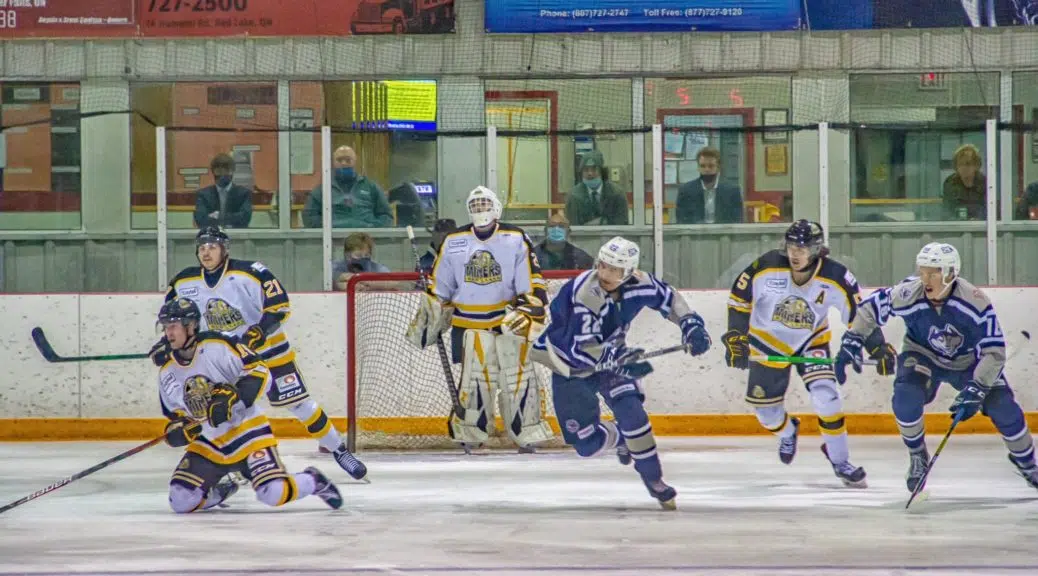 Miners Score 8 In Win Over Dryden GM