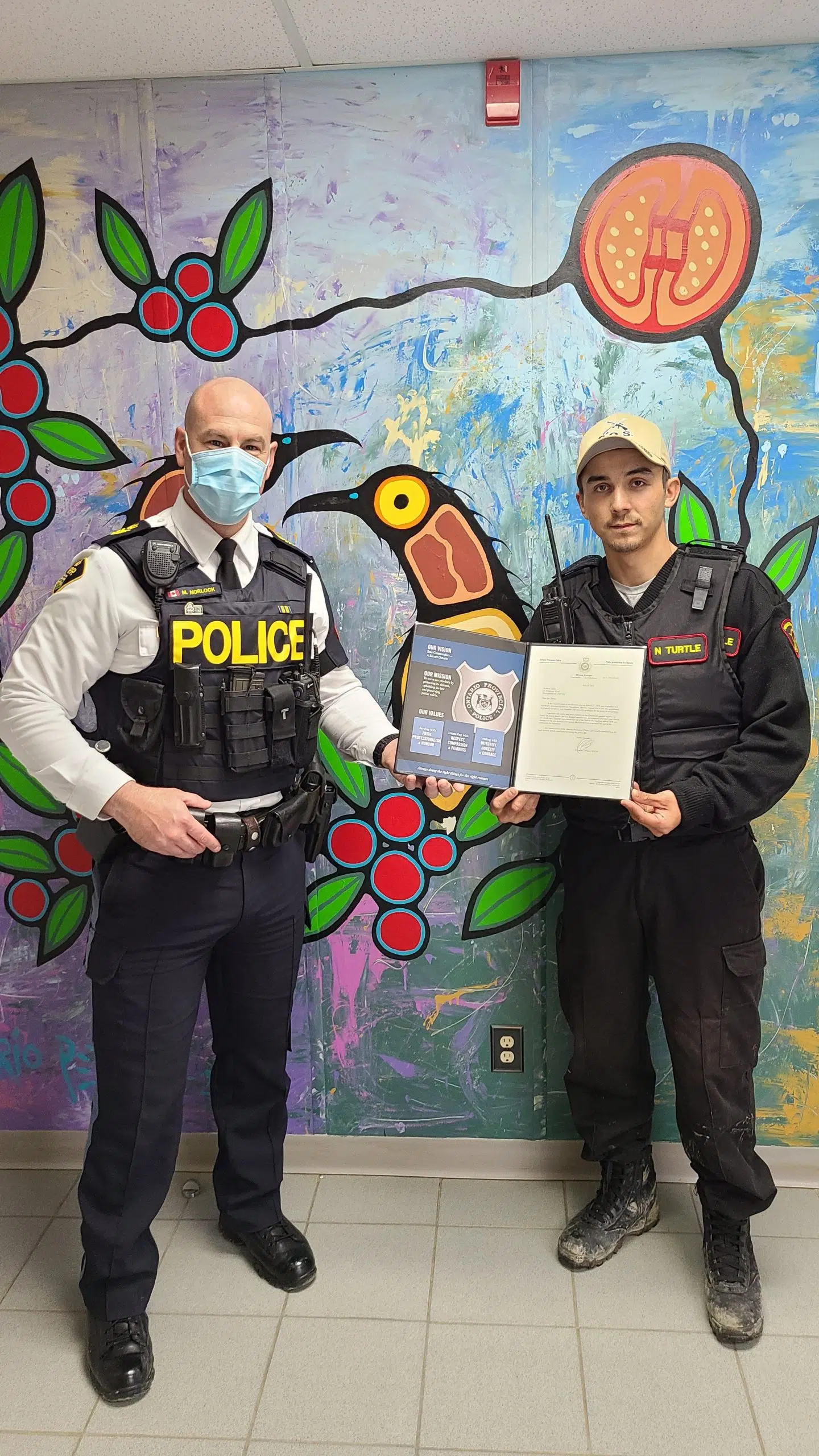 OPP Recognize Two Pikangikum Peacekeepers