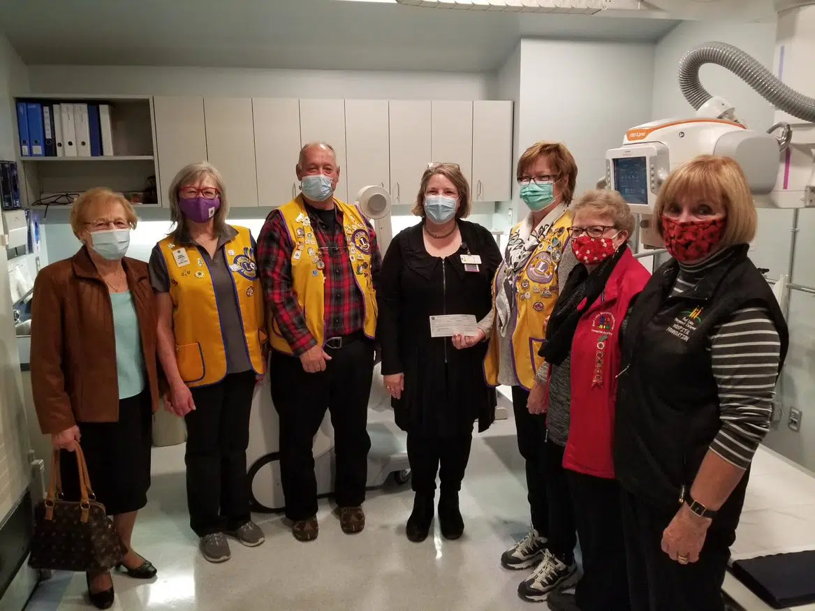 Red Lake, Ear Falls Lions Support X-Ray Purchase